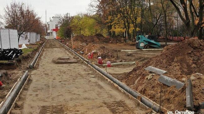 Сквер на улице Октября