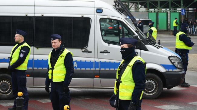 Сотрудники полиции в Польше
