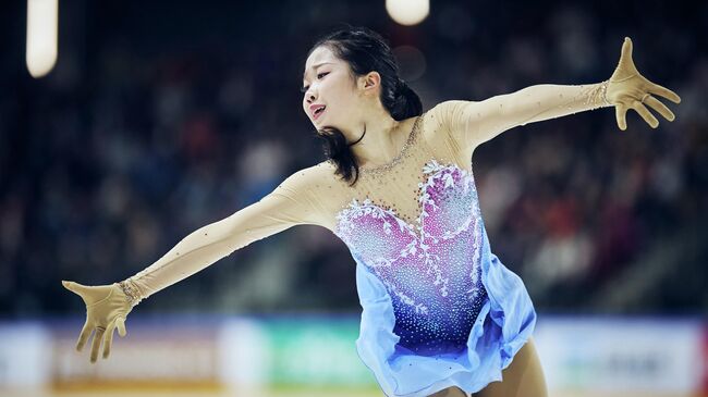 Фигуристка Ами Накаи Фигуристка Ами Накаи