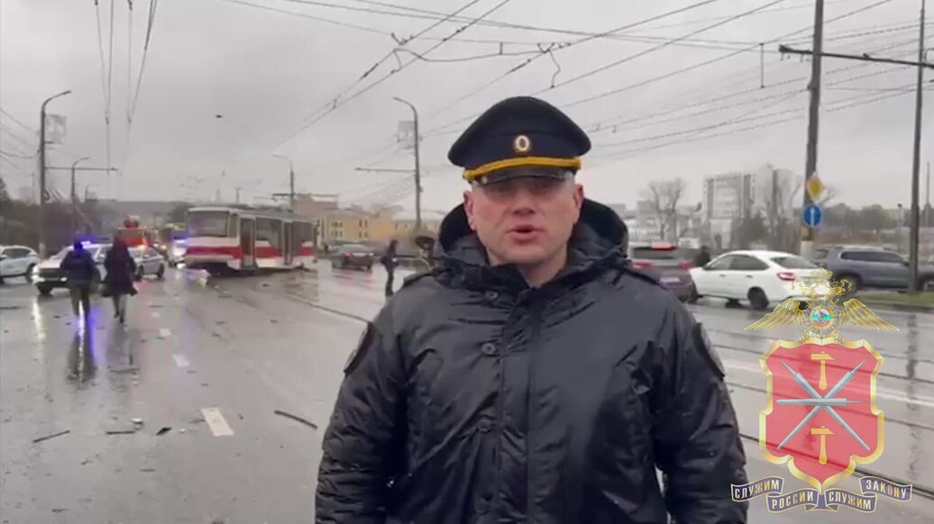 Появилось видео с места массового ДТП в Туле