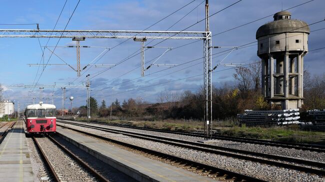 Железнодорожная станция в Лайковаце, Сербия