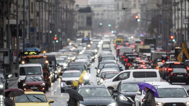 Дождь в Москве