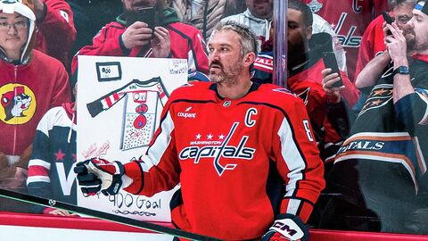 Хоккеист Вашингтон Кэпиталз Александр Овечкин