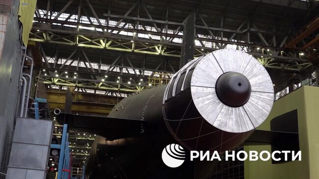 Спуск на воду подлодки Хабаровск