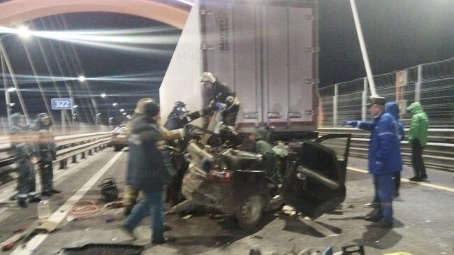 Последствия ДТП на трассе М-12 во Владимирской области