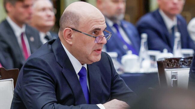 Мишустин на встрече с премьером КНР Ли Цяном