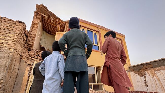 Последствия землетрясения в Афганистане