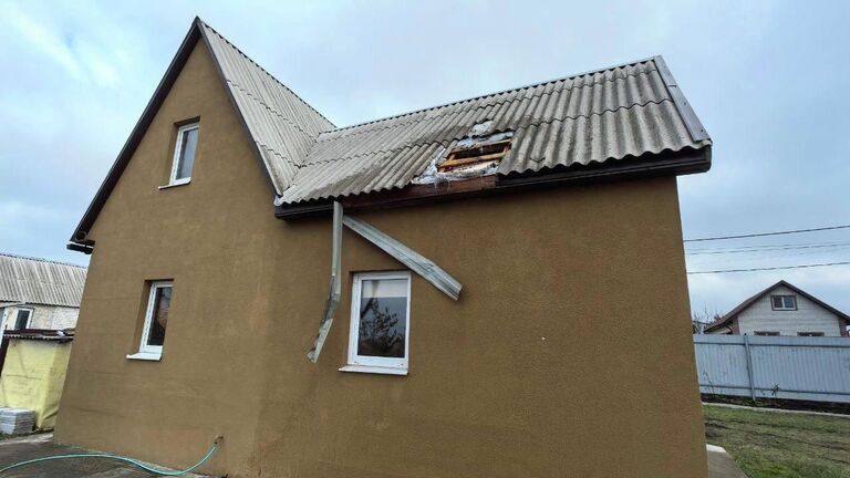 Последствия атаки дронов ВСУ в Белгородской области. 3 ноября 2025