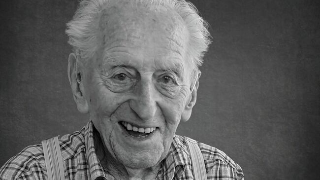 Старейший житель Германии Карл Хайдле