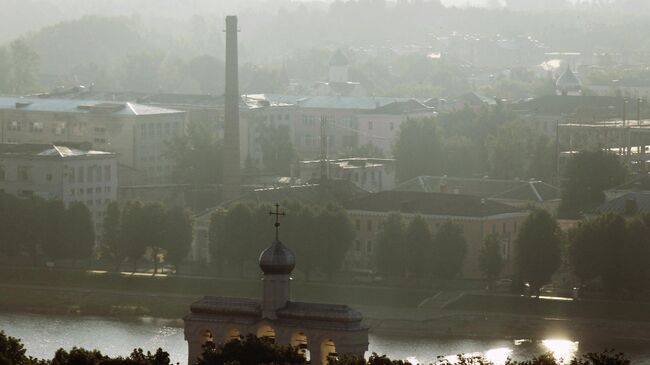 Вид на город Великий Новгород Вид на город Великий Новгород