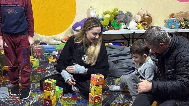 Актриса Анджелина Джоли в Херсоне