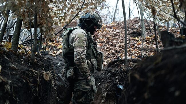 Украинский военнослужащий