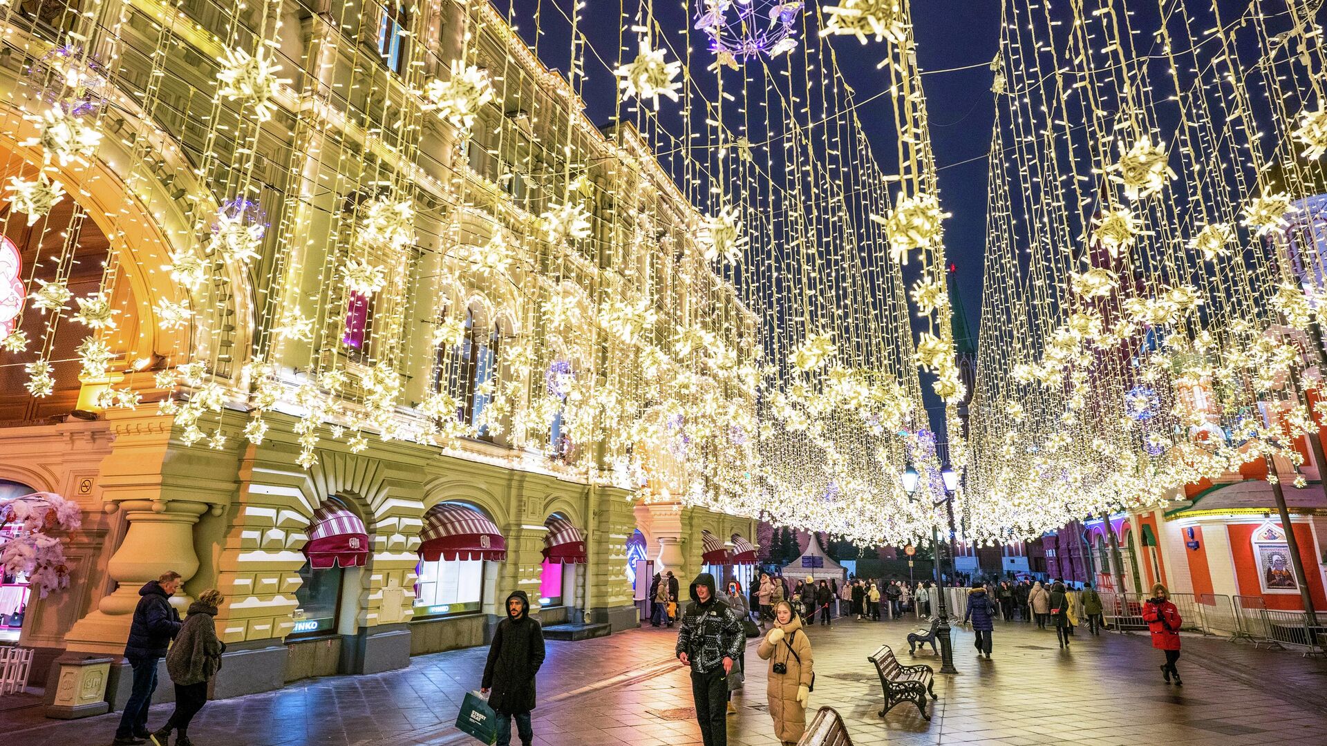 Новогоднее украшение Москвы - РИА Новости, 1920, 06.11.2025