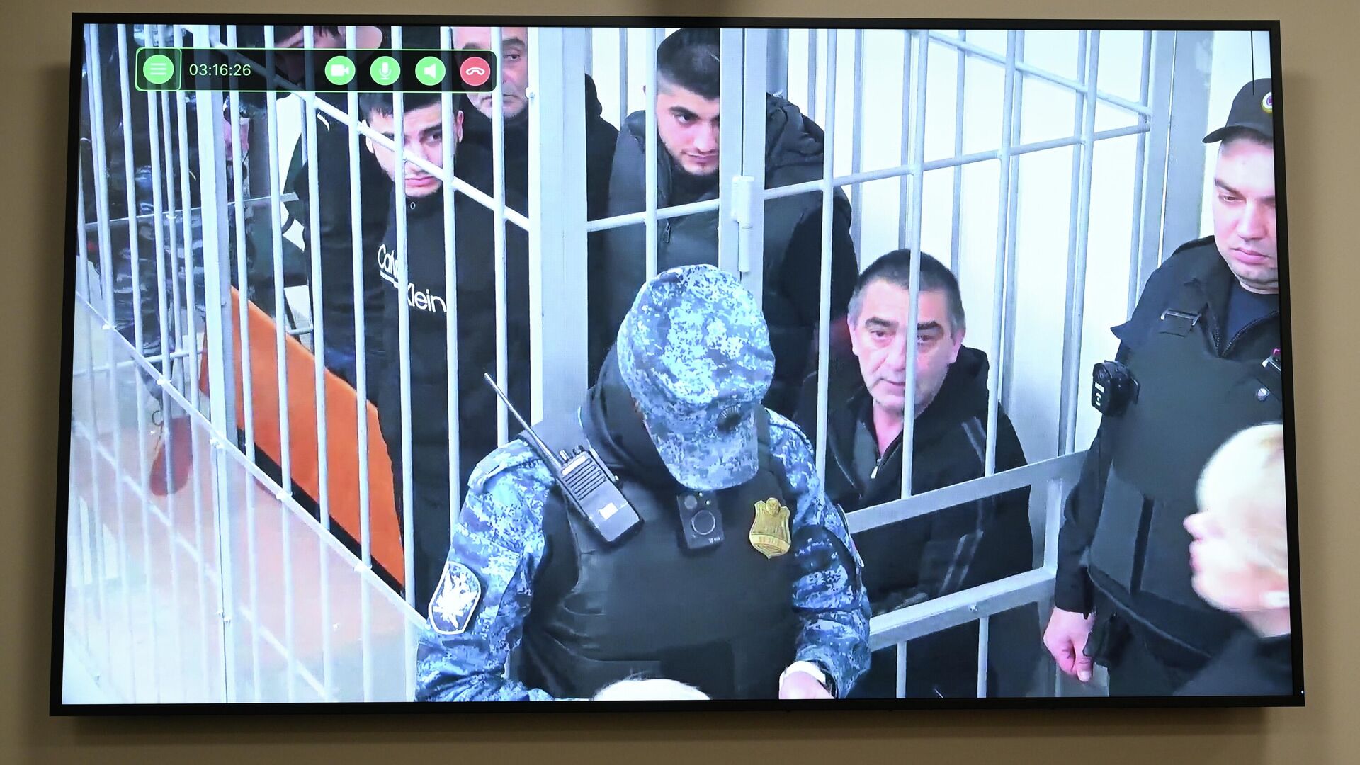 Заседание суда по делу об убийстве 24-летнего байкера Кирилла Ковалева из-за замечания о парковке в Московском городском суде - РИА Новости, 1920, 06.11.2025