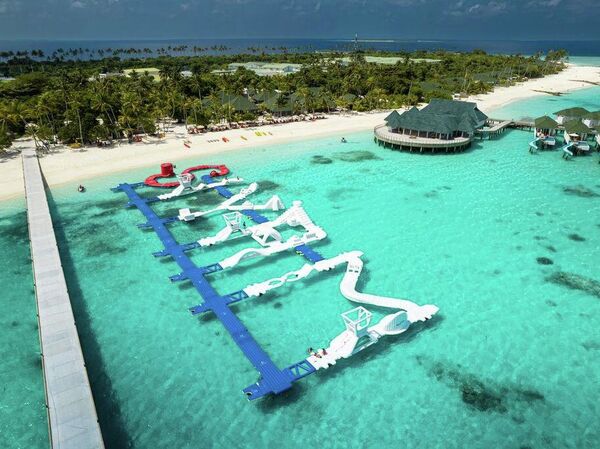 Первый аквапарк на Мальдивах находится в Siyam World Maldives на воде Первый аквапарк на Мальдивах находится в Siyam World Maldives на воде