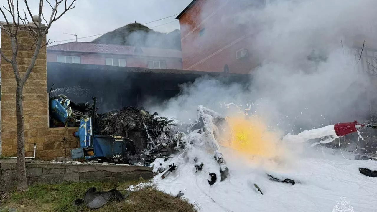 Пострадавших при падении вертолета в Дагестане госпитализировали в Избербаш
