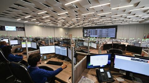 Работа центра службы 112