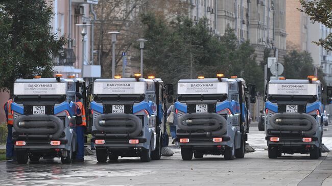 Внедрение электрических подметально-уборочных машин в Москве