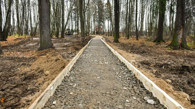  Работы по благоустройству сквера в квартале Свистуха Химок