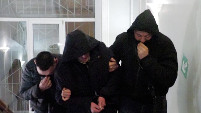 Владимир Далёкин - один из подозреваемых в убийстве супружеской пары в ОАЭ - в Октябрьском районном суде в Санкт-Петербурге