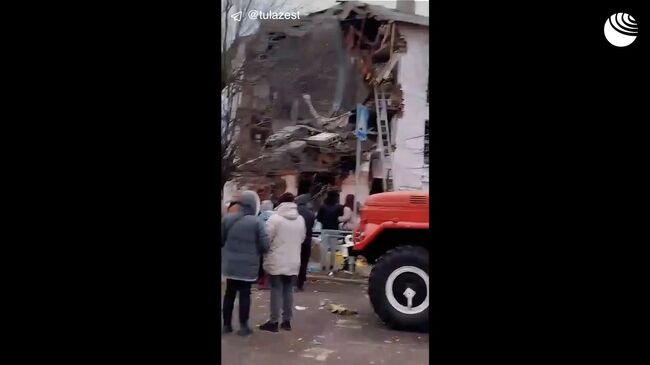 Взрыв газа в многоквартирном доме в Тульской области