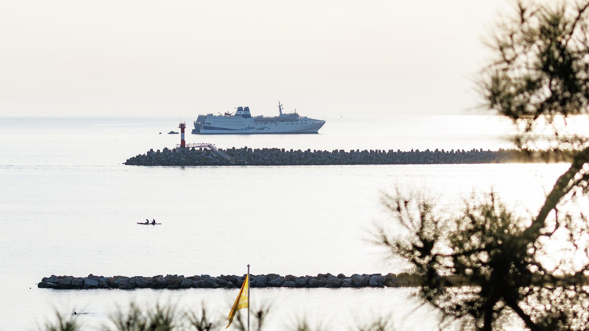 Паром Seabridge из Трабзона в акватории порта Сочи Паром Seabridge из Трабзона в акватории порта Сочи - РИА Новости, 1920, 10.11.2025