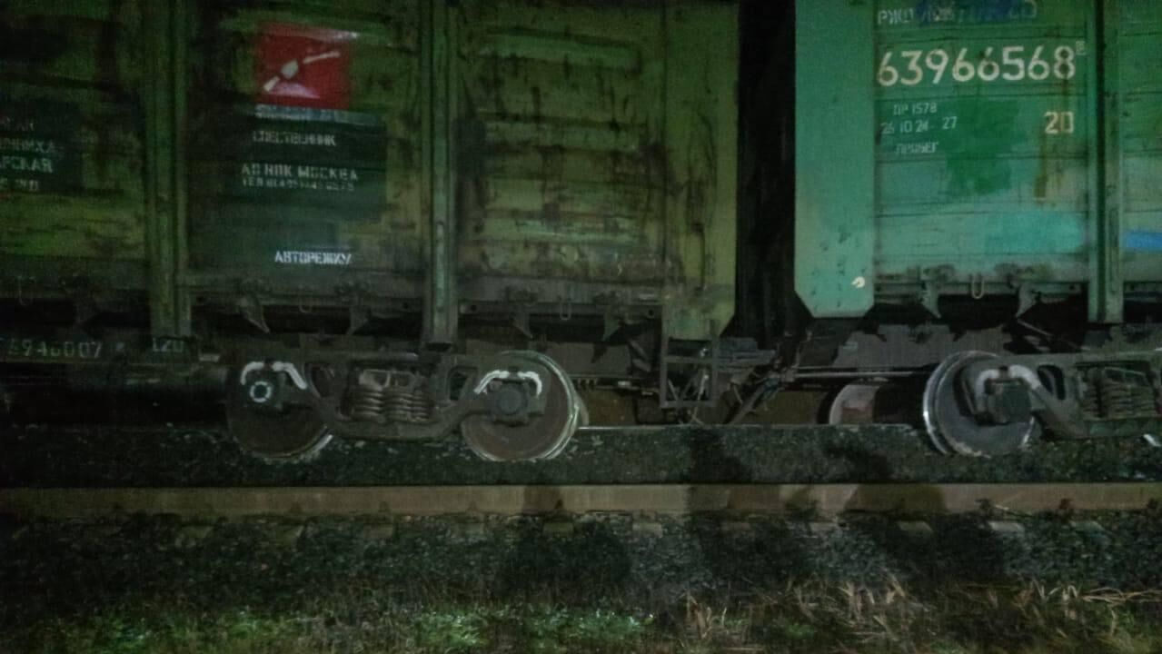 Сошедшие с рельсов вагоны в Ленинградской области - РИА Новости, 1920, 10.11.2025