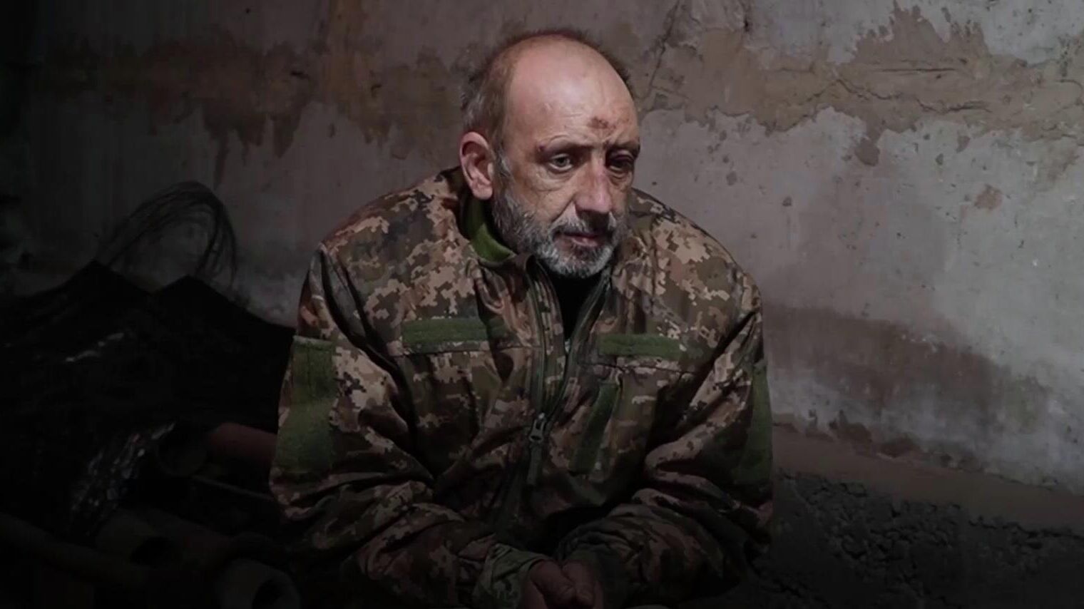 Украинский военнослужащий Николай Тимченко, взятый в плен у Красноармейска. Кадр видео Украинский военнослужащий Николай Тимченко, взятый в плен у Красноармейска. Кадр видео - РИА Новости, 1920, 10.11.2025