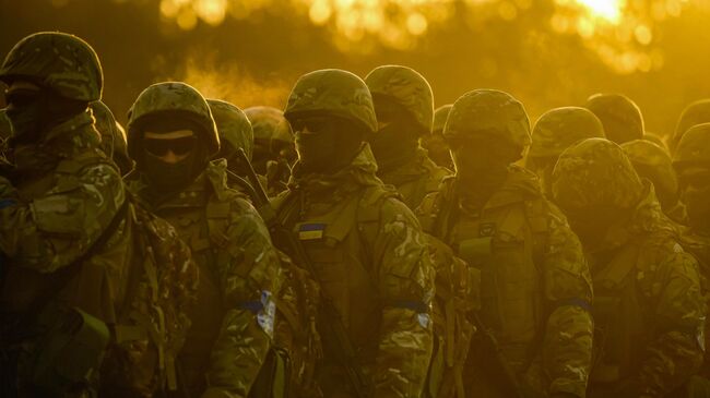 Украинские военнослужащие Украинские военнослужащие