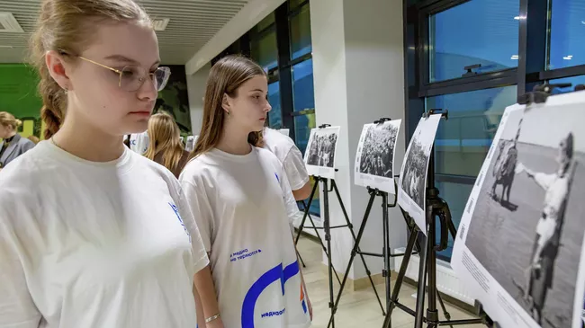 Открытие модуля мобильной экспозиции Освобождение. Советско-японская война 1945 года в Орленке