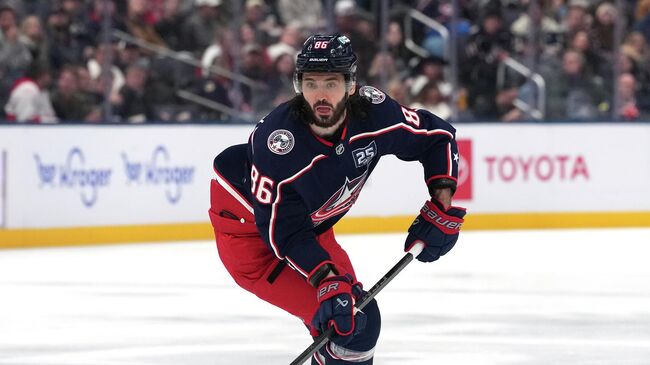 Хоккеист Коламбус Блю Джекетс Кирилл Марченко