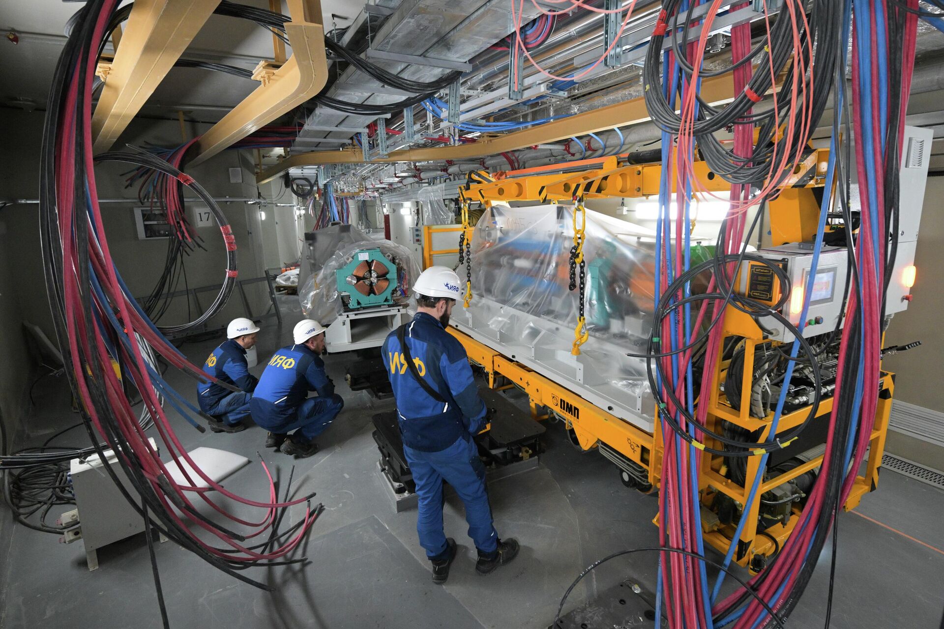 Начало сборки оборудования большого кольца ЦКП СКИФ в наукограде Кольцово Новосибирской области