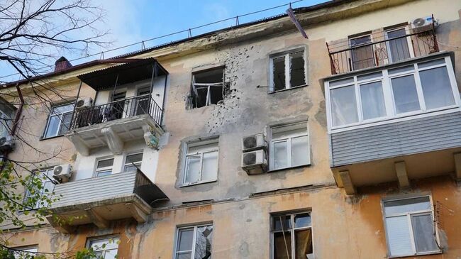 Последствия атаки БПЛА ВСУ в Новороссийске