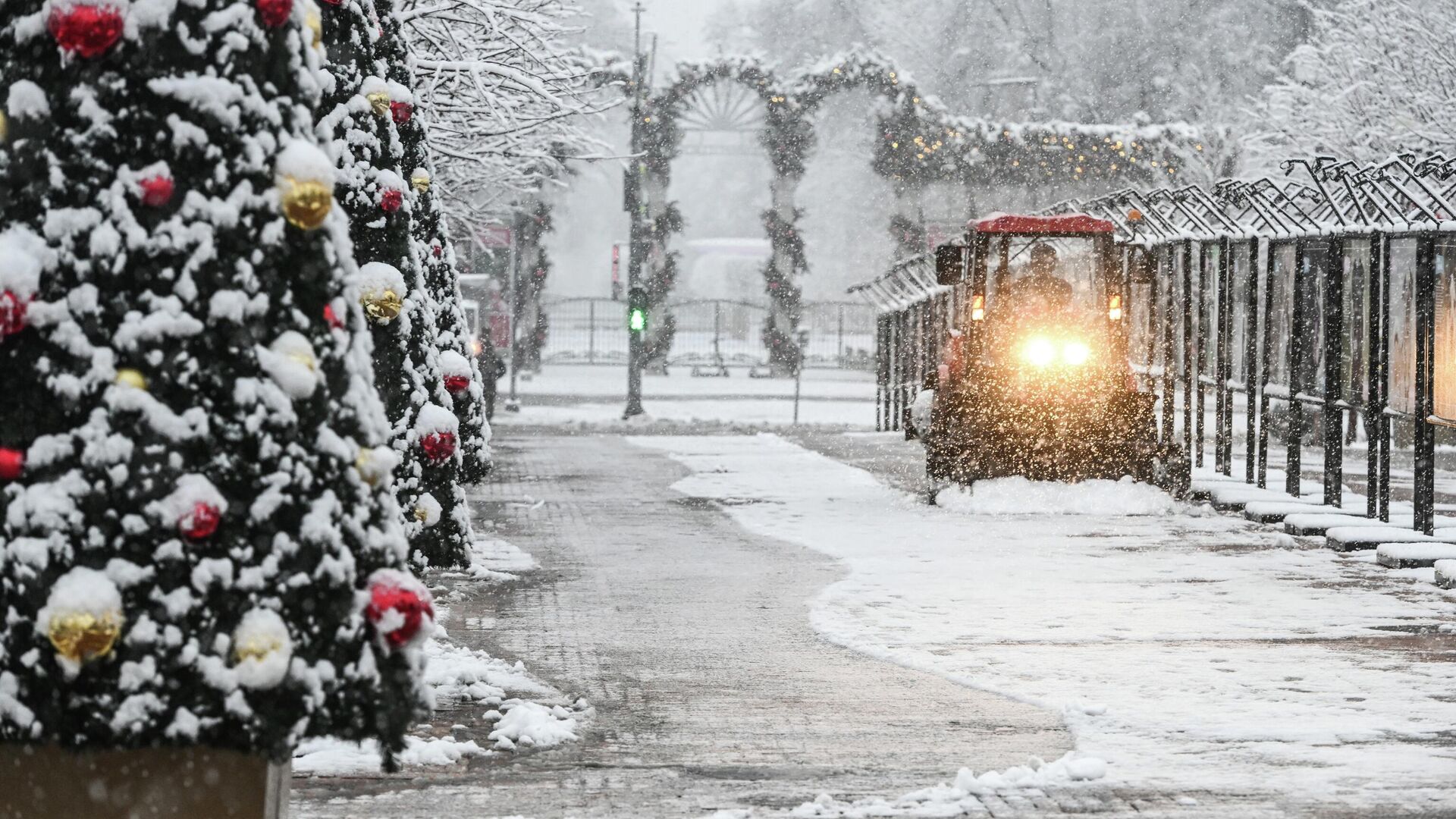 Зима в Москве - РИА Новости, 1920, 23.12.2025