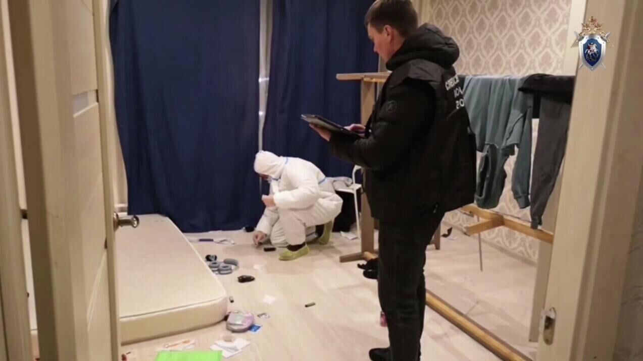 Кадр видео с места происшествия, где в одной из квартир города Балашихи было обнаружено тело ребенка - РИА Новости, 1920, 17.11.2025