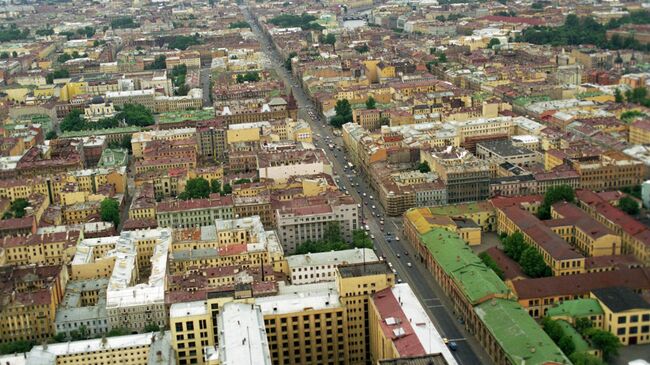 Вид на Литейный проспект в Санкт-Петербурге Вид на Литейный проспект в Санкт-Петербурге