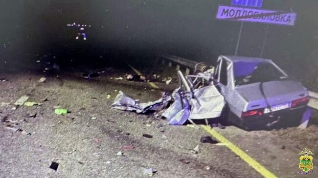 Последствия ДТП в Туапсинском районе Краснодарского края. 17 ноября 2025