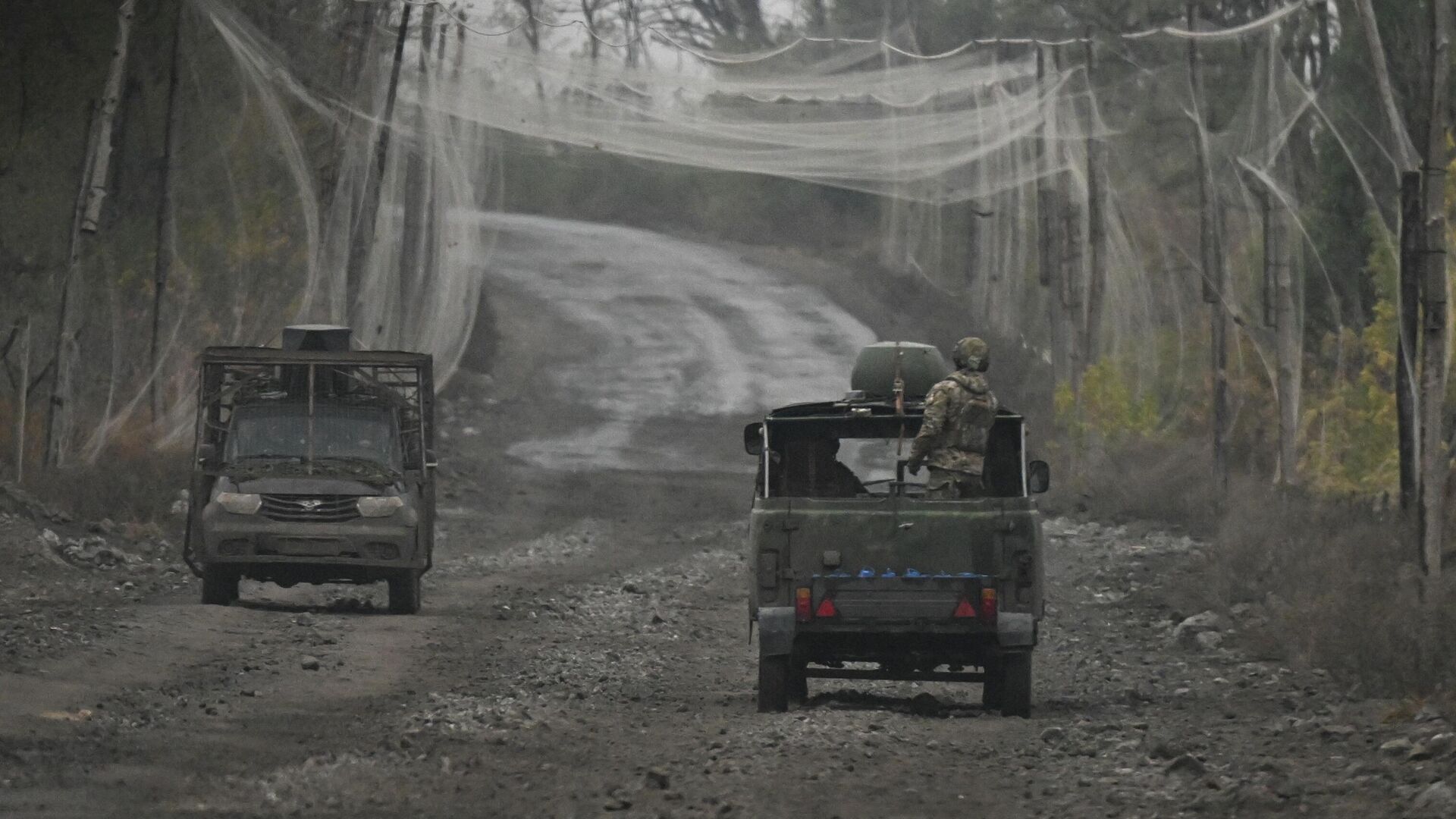 Дорога на Красноармейском направлении - РИА Новости, 1920, 25.11.2025