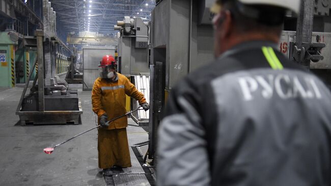 Завод компании Русал в Шелехове