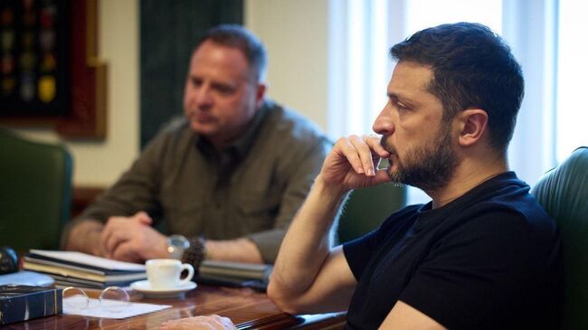 Владимир Зеленский и Андрей Ермак