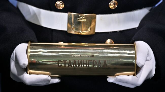 Закладка атомного ледокола Сталинград в Санкт-Петербурге