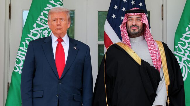 Президент США Дональд Трамп и наследный принц Саудовской Аравии Мухаммед бен Салман