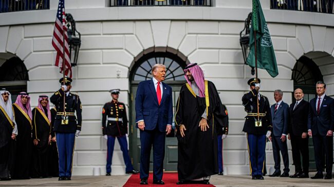 Наследный принц Саудовской Аравии Мухаммед бен Салман прибыл в Белый дом. 18 ноября 2025