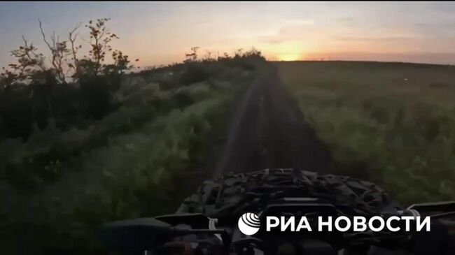 Кадры с отражением налета беспилотников ВСУ