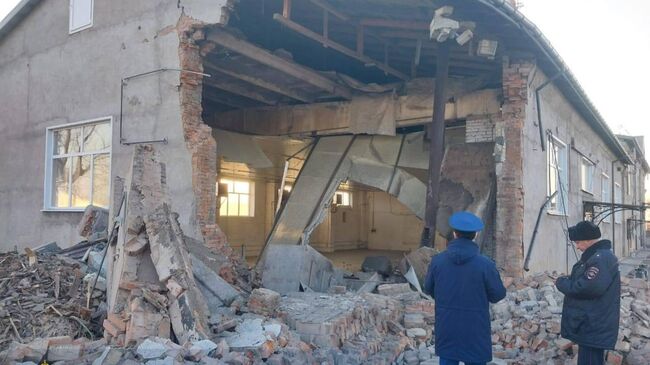 Взрыв в здании в поселке Липовцы в Приморье 