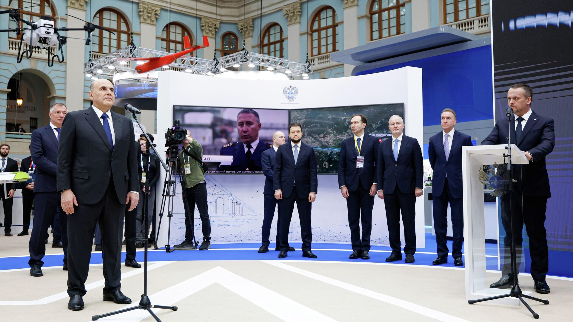 Мишустин принял участие в церемонии ввода в эксплуатацию дорожных объектов