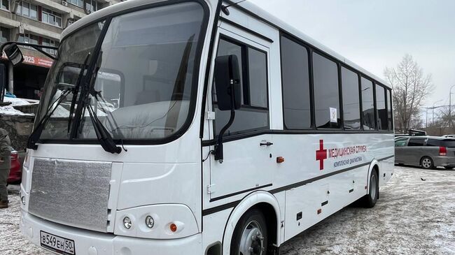 Автобус, который врачи больницы из Краснокаменска в Забайкальском крае передали в зону спецоперации