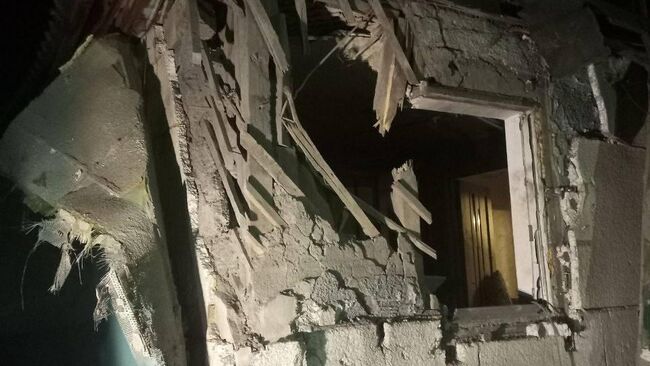 Последствия удара ВСУ в Кировске