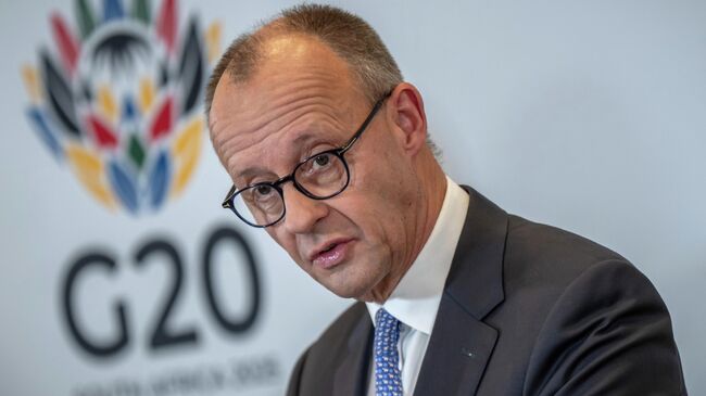 Канцлер Германии Фридрих Мерц на саммите G20 в Южно-Африканской Республике