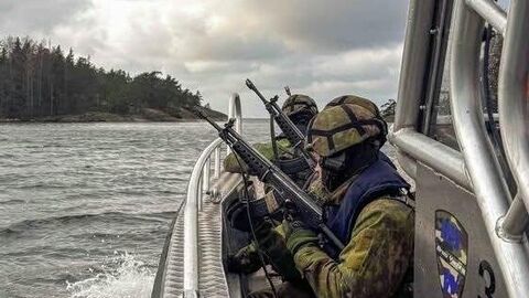 Подготовительные учения для Военно-морского флота Финляндии перед Freezing Winds 25 